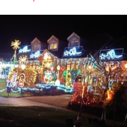 Christmas lights in Finstall